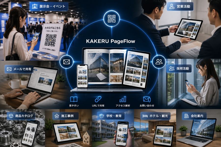 展示会・営業・採用など、さまざまな活用シーン